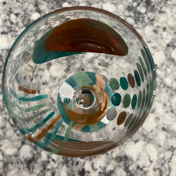 EUC Decorated 40th BIRTHDAY WINE GLASS BY DESIGNS BY LOLITA -USED ONCE - Picture 4 of 11